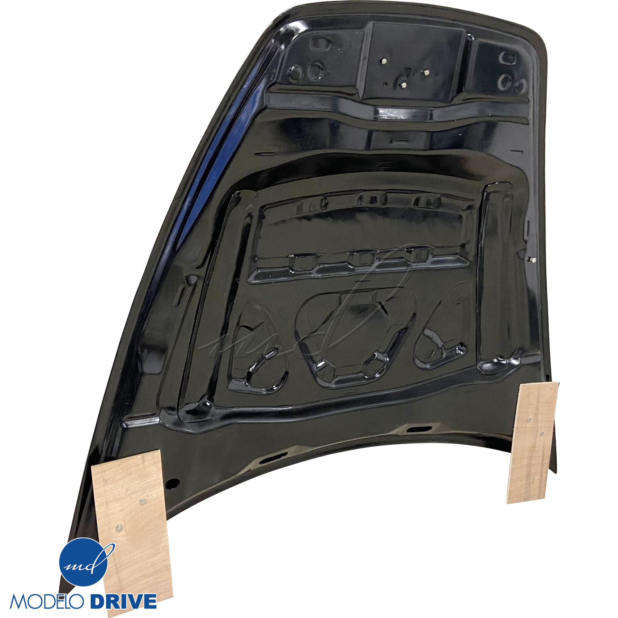 ModeloDrive Carbon Fiber HAMA Hood > Porsche Cayenne (958) 2011-2014 - Image 9