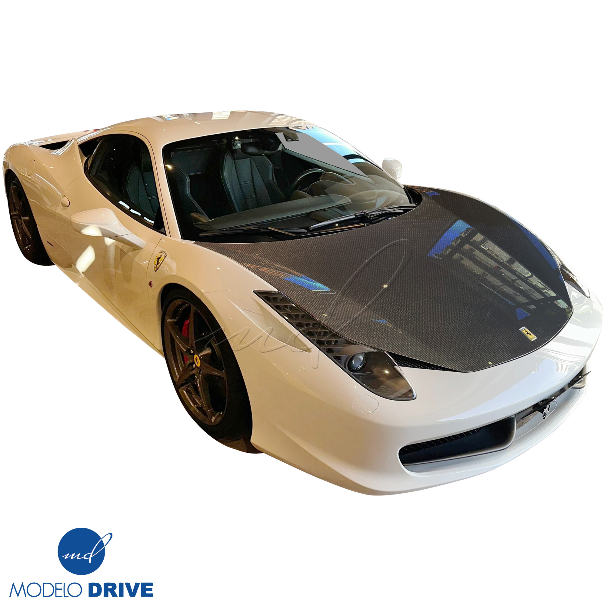 ModeloDrive Carbon Fiber OER Hood > Ferrari 458 2015-2020 - Image 7