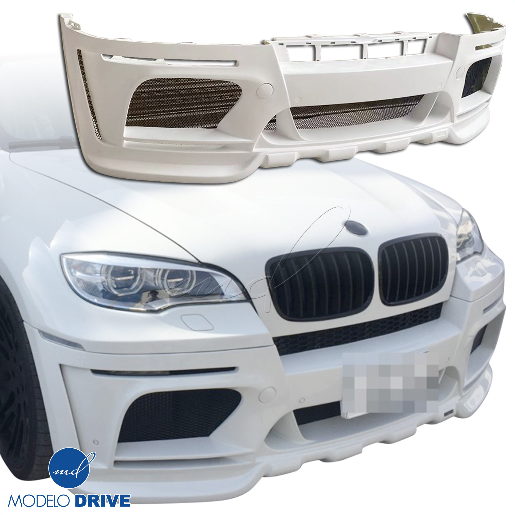 ModeloDrive FRP HAMA Wide Body Front Bumper > BMW X6 E71 2008-2014 - Image 22