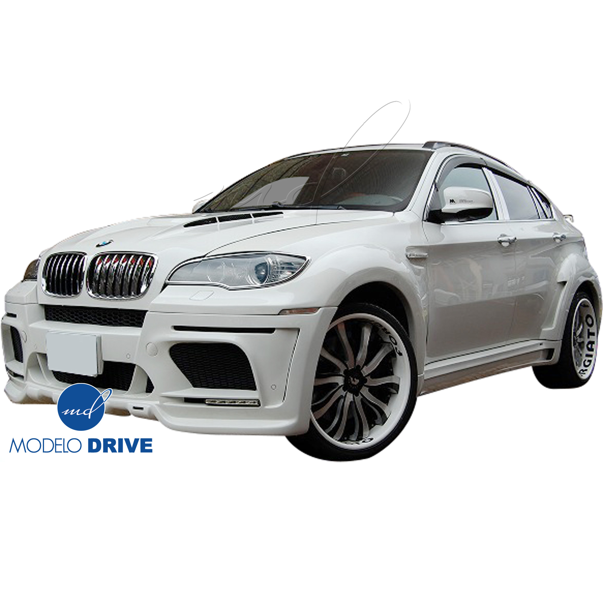 ModeloDrive FRP HAMA Wide Body Front Bumper > BMW X6 E71 2008-2014 - Image 4