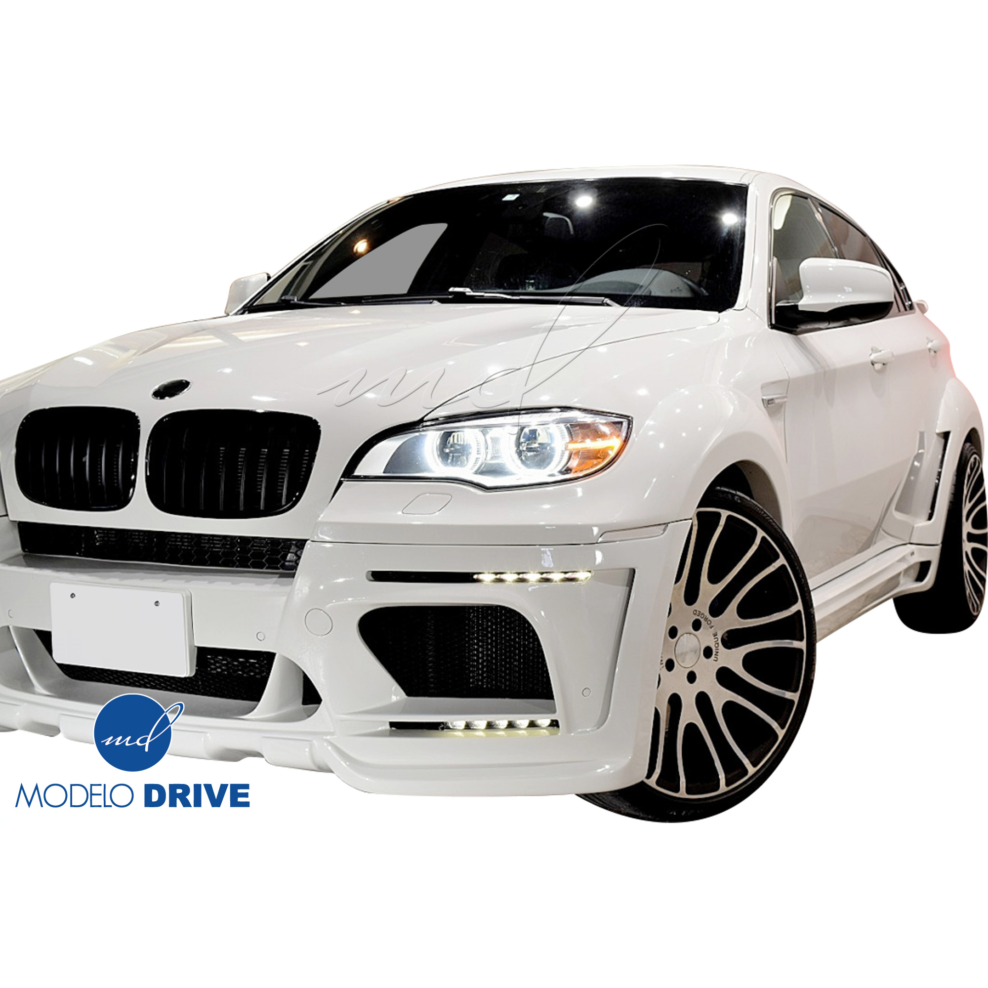 ModeloDrive FRP HAMA Wide Body Fenders (front) 2pc > BMW X6 E71 2008-2014 - Image 1