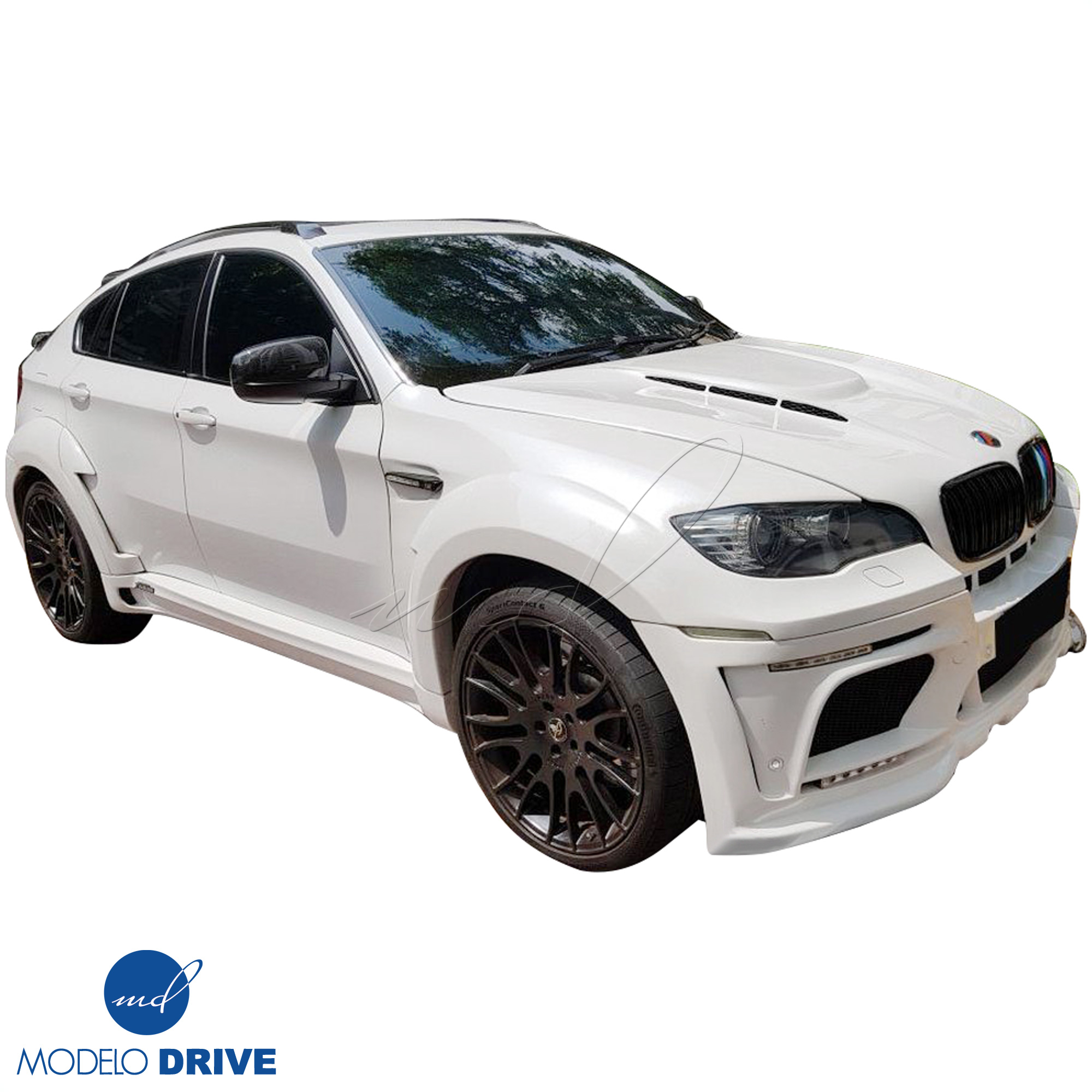 ModeloDrive FRP HAMA Wide Body Fenders (front) 2pc > BMW X6 E71 2008-2014 - Image 4