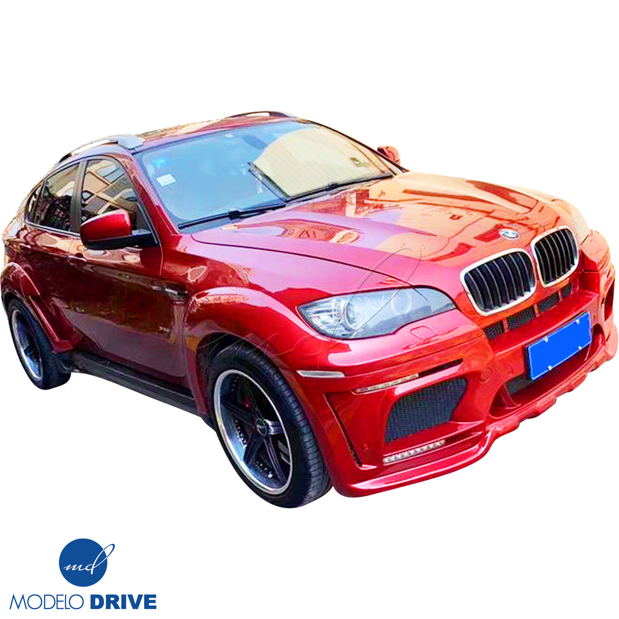 ModeloDrive FRP HAMA Wide Body Fenders (front) 2pc > BMW X6 E71 2008-2014 - Image 10