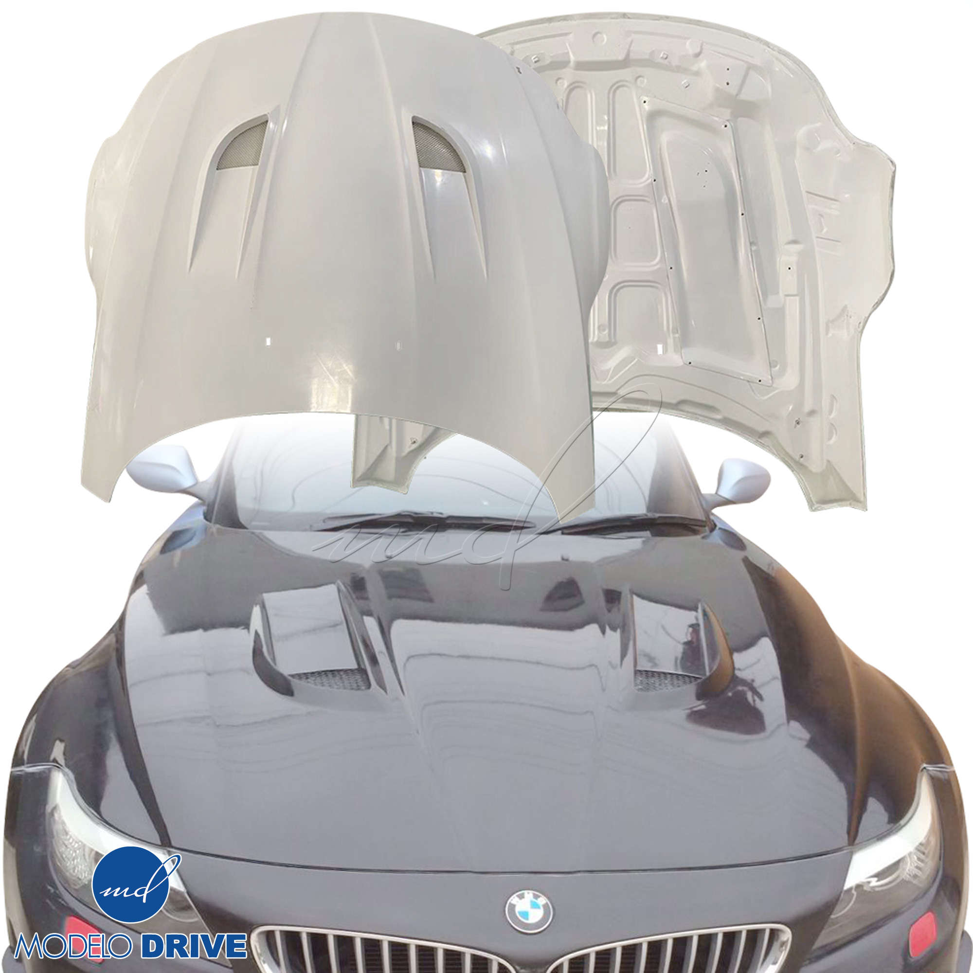ModeloDrive FRP LVL Wide Body Hood > BMW Z4 E89 2009-2016 - Image 1