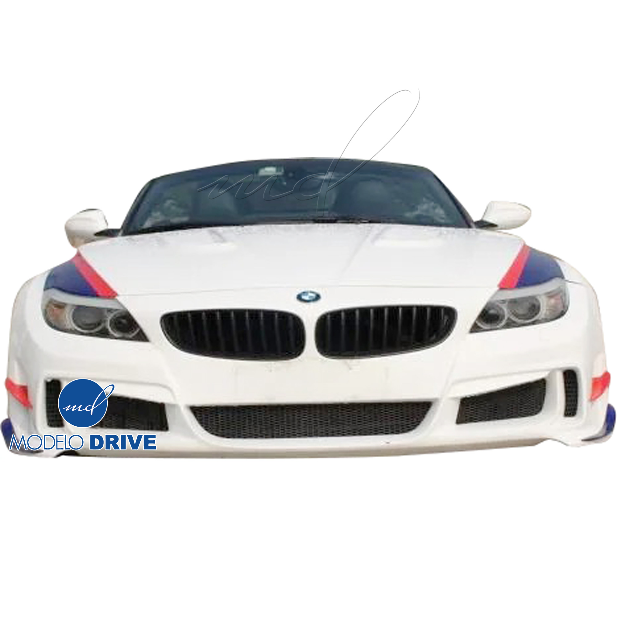 ModeloDrive FRP LVL Wide Body Front Bumper 5pc > BMW Z4 E89 2009-2016 - Image 3