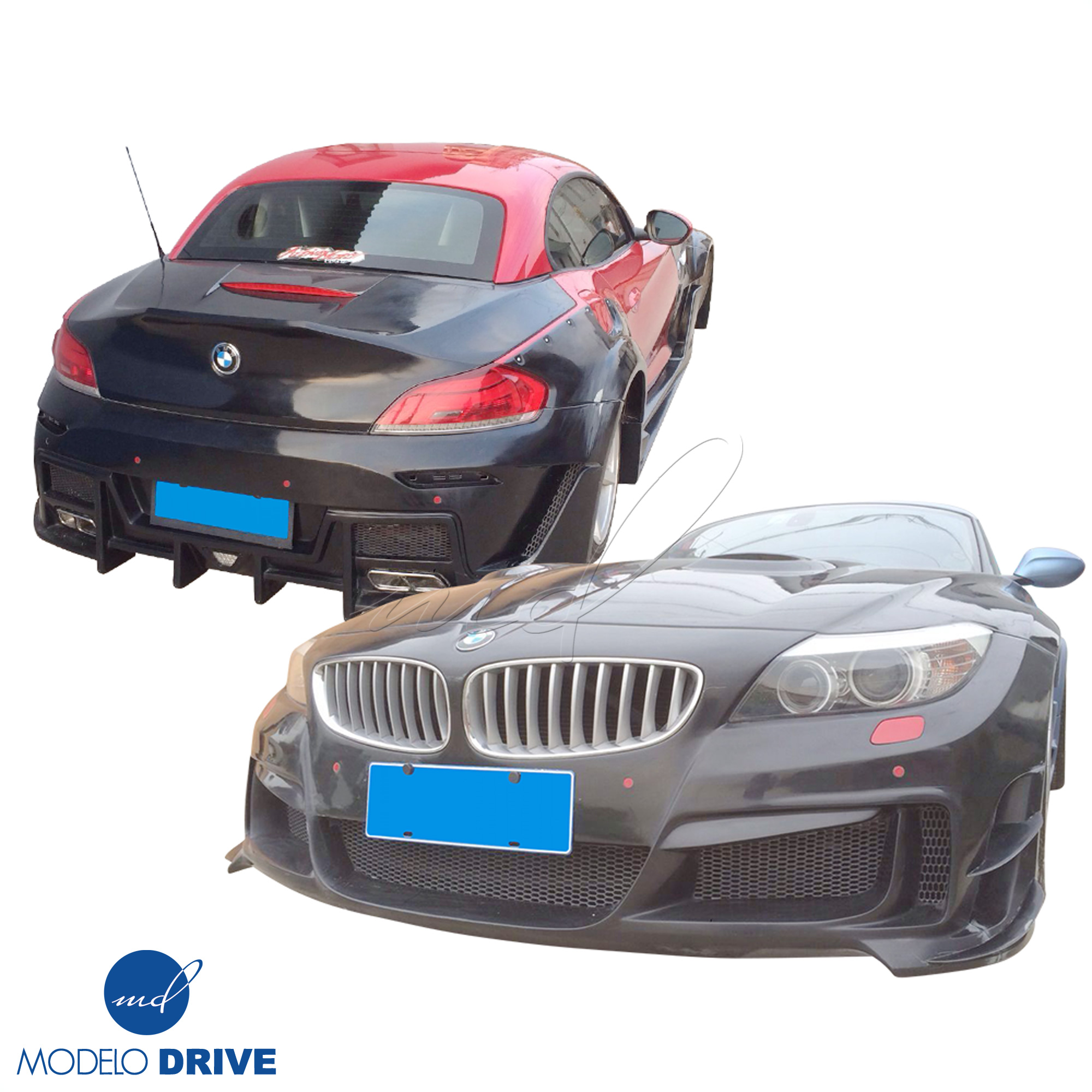 ModeloDrive FRP LVL Wide Body Kit /w Trunk > BMW Z4 E89 2009-2016 - Image 2