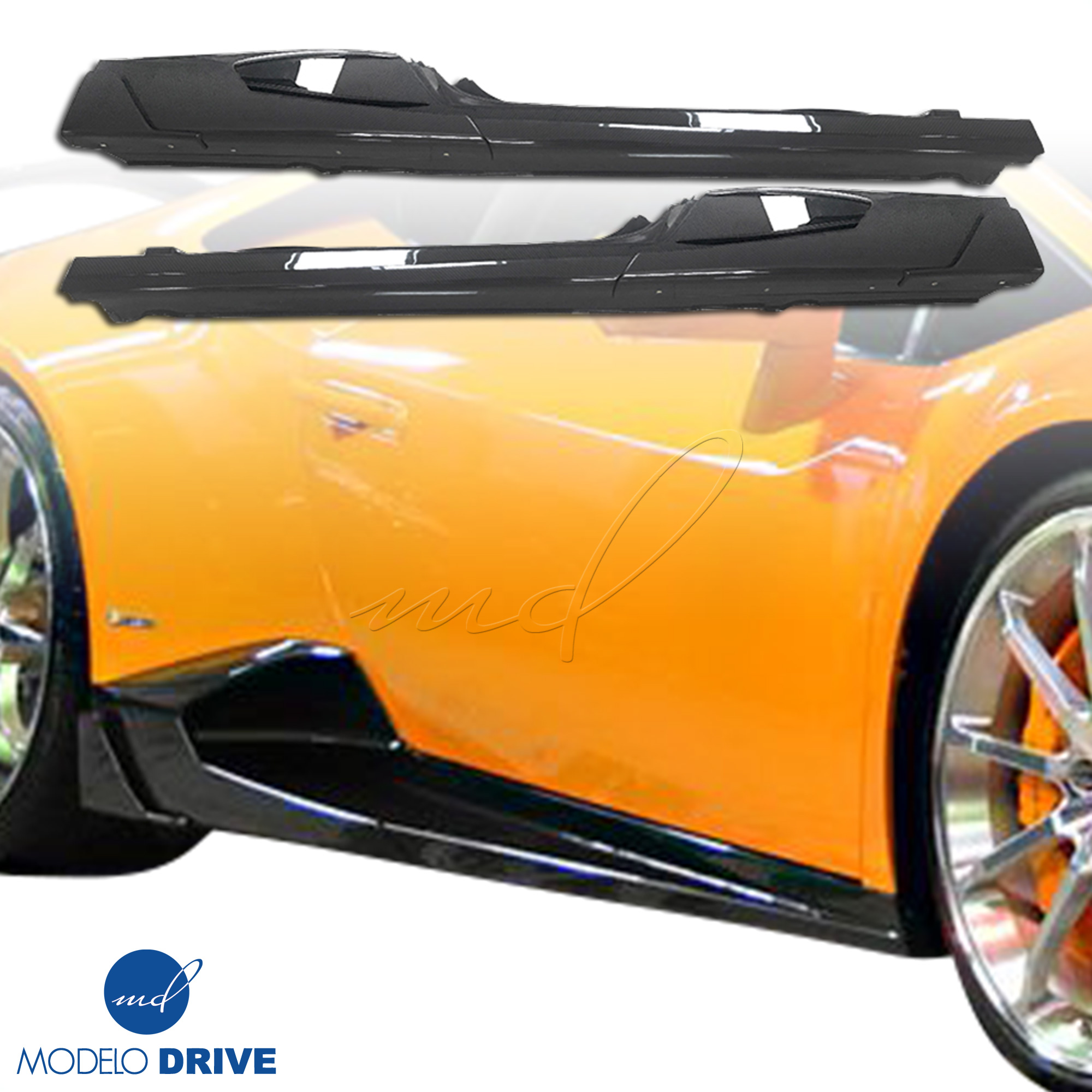ModeloDrive Carbon Fiber MASO Side Skirts > Lamborghini Huracan 2014-2019 - Image 1