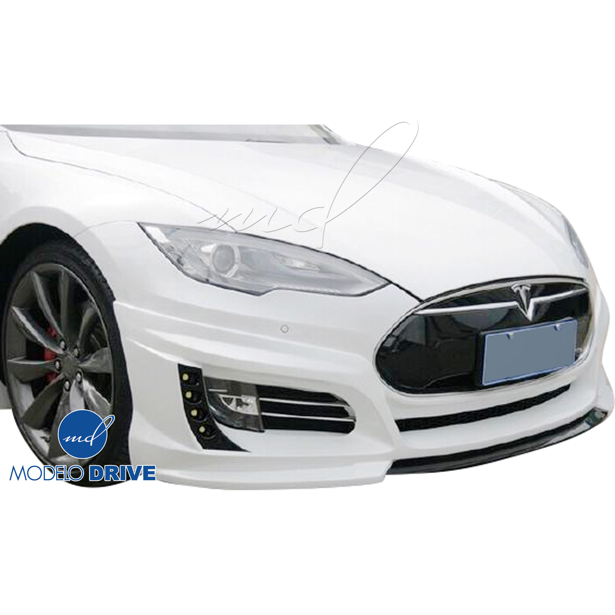 ModeloDrive FRP KKR Front Lip Valance > Tesla Model S 2012-2015 - Image 11