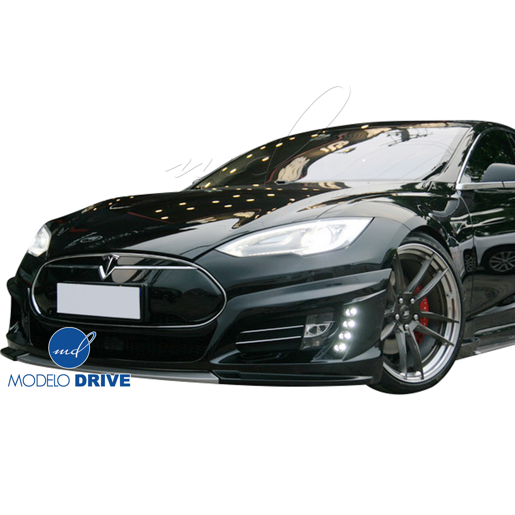 ModeloDrive FRP KKR Front Lip Valance > Tesla Model S 2012-2015 - Image 2