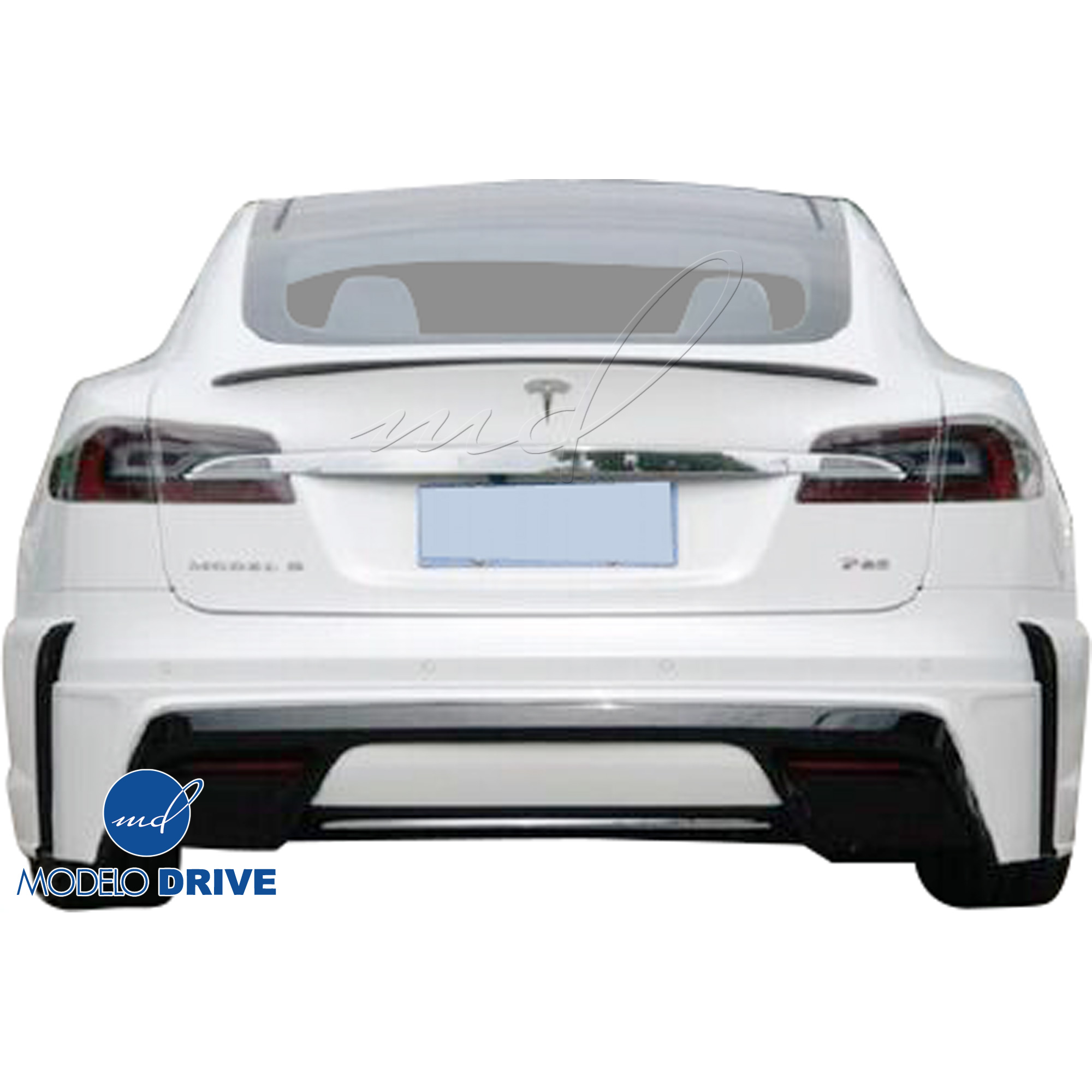 ModeloDrive FRP KKR Rear Lip Valance > Tesla Model S 2012-2015 - Image 3