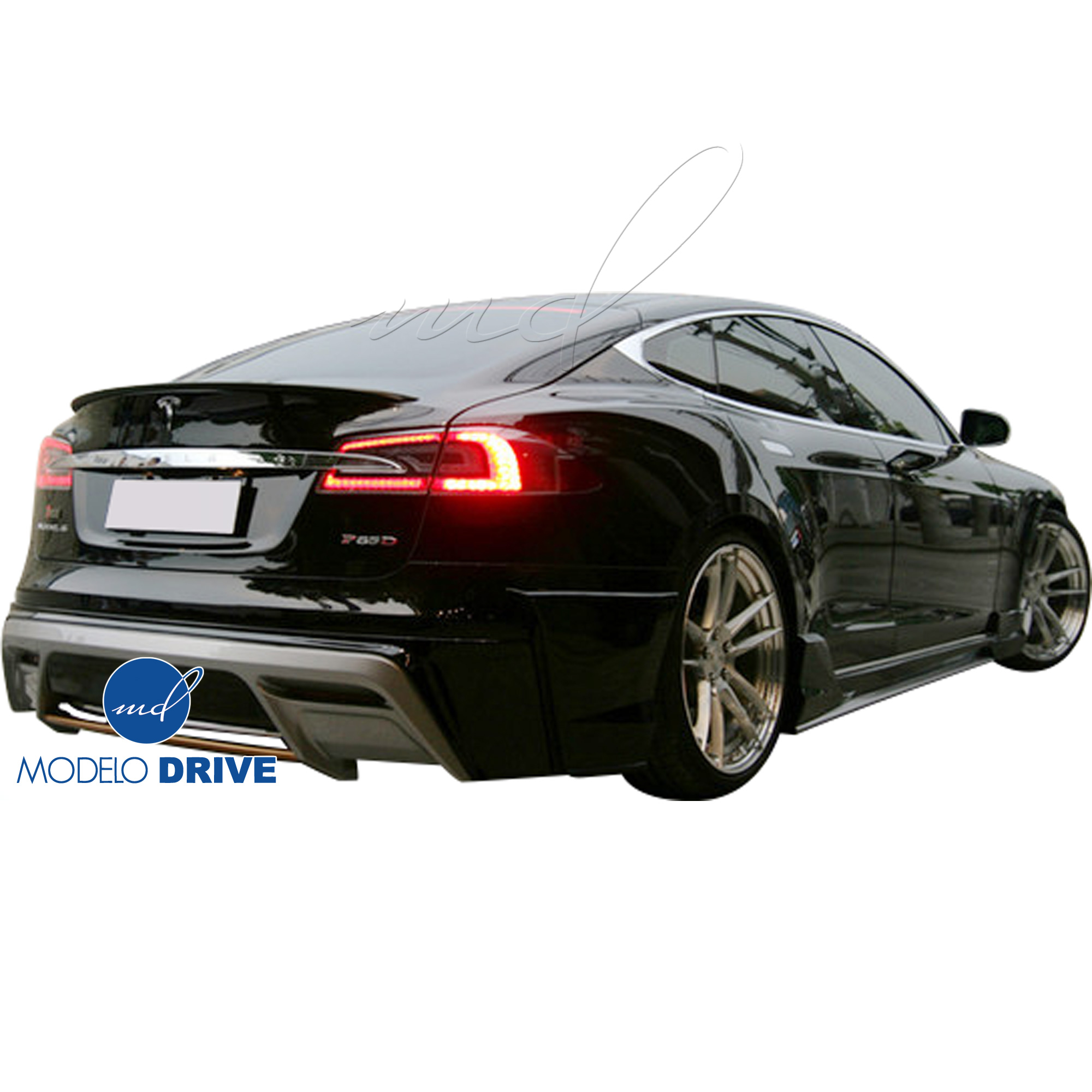 ModeloDrive FRP KKR Rear Lip Valance > Tesla Model S 2012-2015 - Image 5