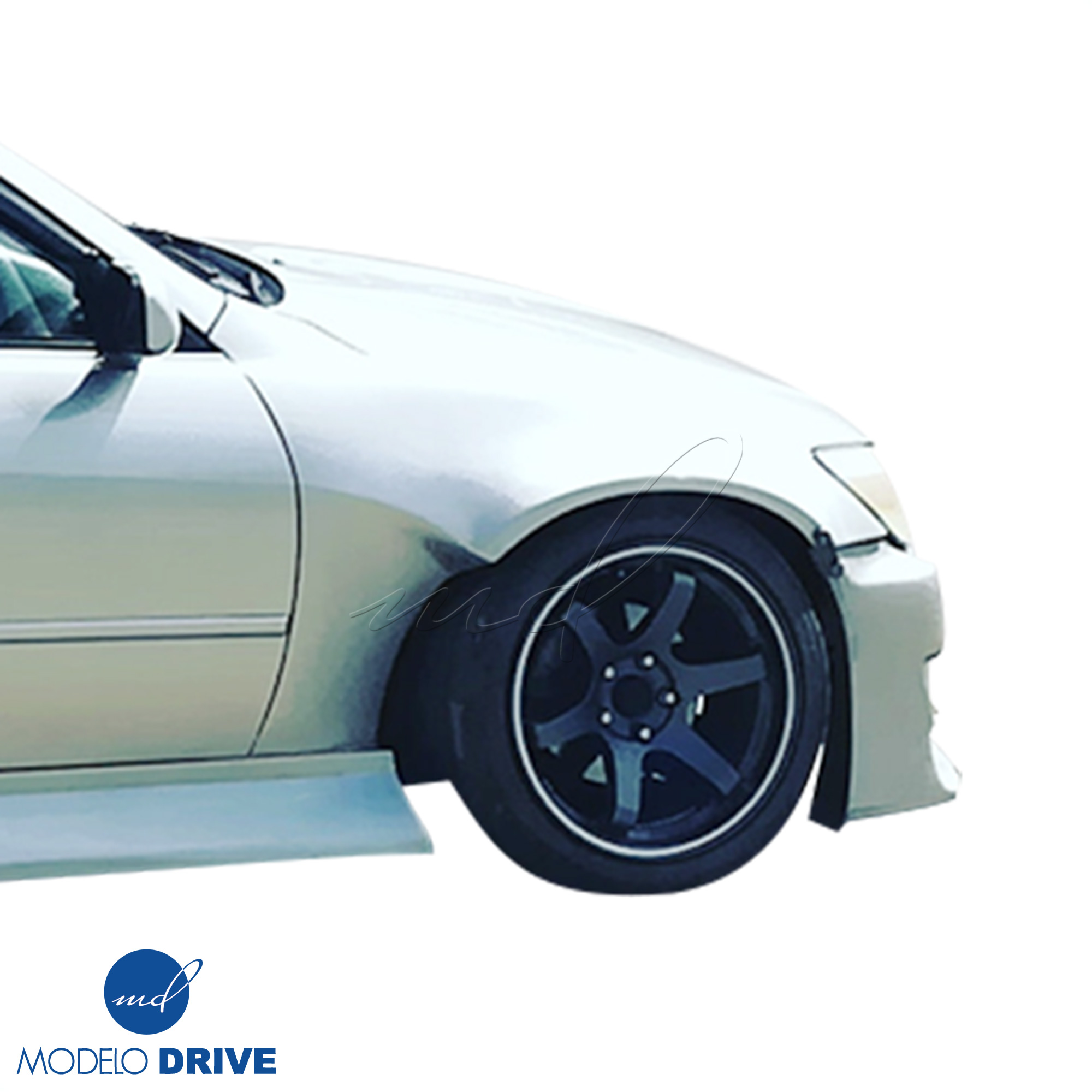 ModeloDrive FRP MSV Wide Body 30mm Fenders (front) 2pc > Lexus IS300 2000-2005> 4dr - Image 17