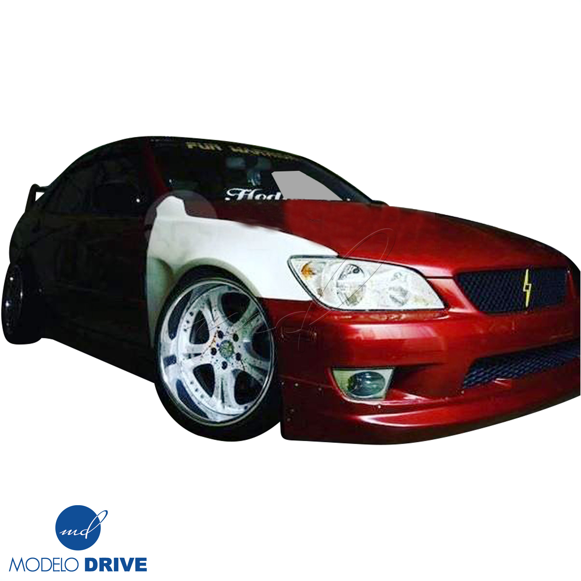 ModeloDrive FRP MSV Wide Body 30mm Fenders (front) 2pc > Lexus IS300 2000-2005> 4dr - Image 20