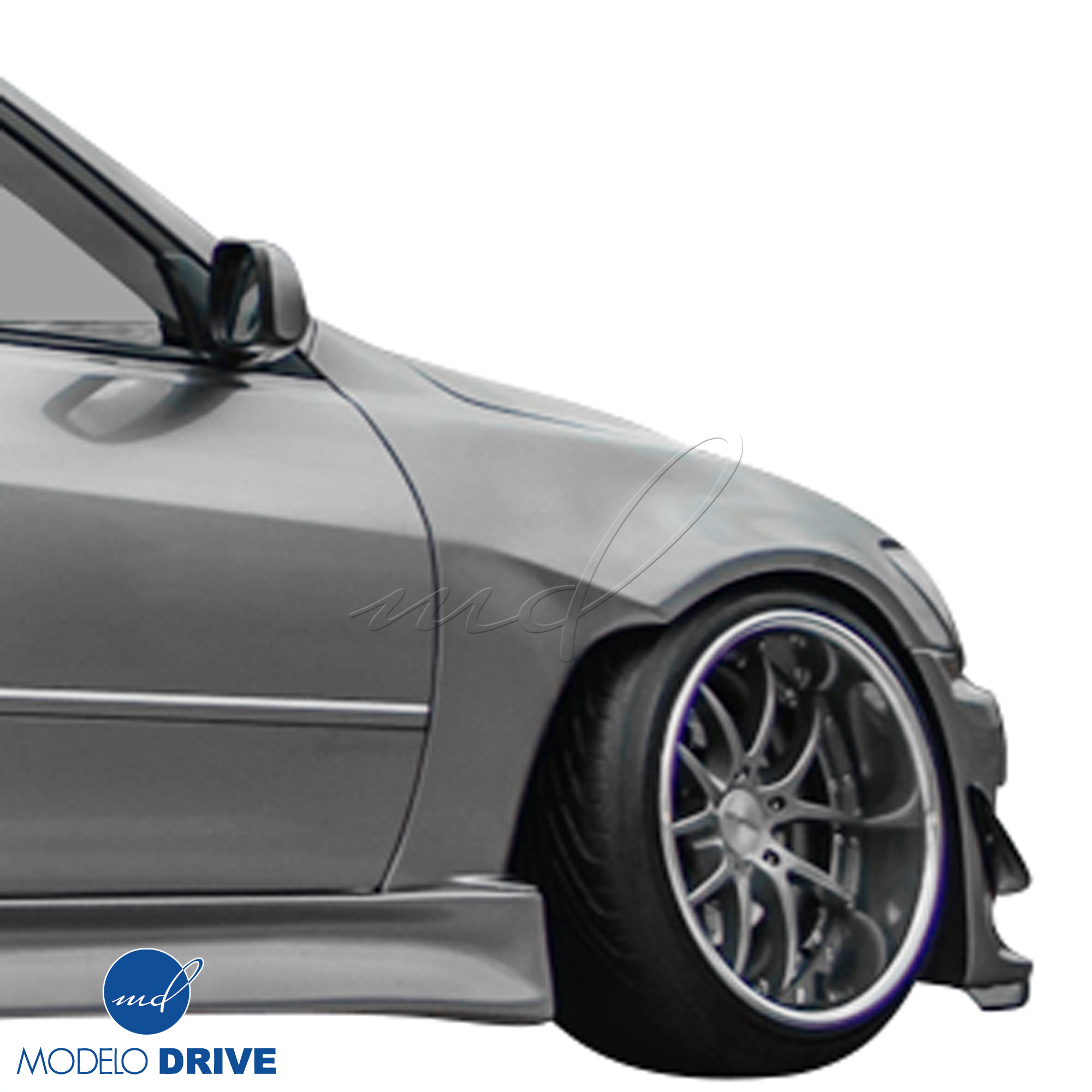 ModeloDrive FRP MSV Wide Body 30mm Fenders (front) 2pc > Lexus IS300 2000-2005> 4dr - Image 12