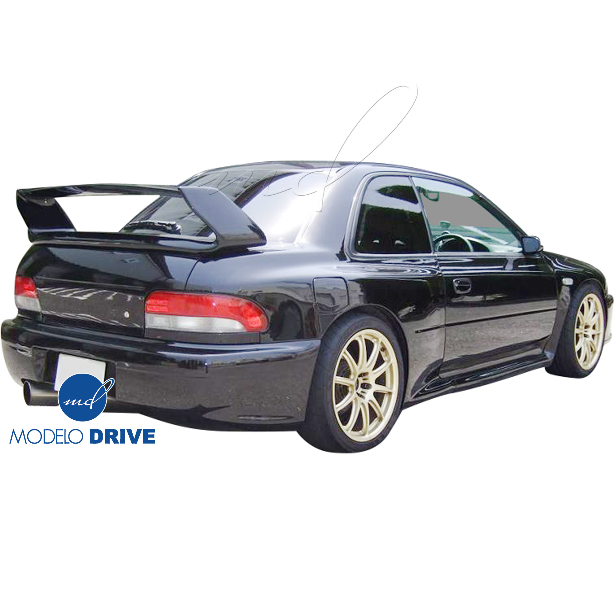 ModeloDrive FRP 22B Trunk Spoiler Wing Adjustable w LED > Subaru Impreza (GC8) 1993-2001 > 2/4dr - Image 14