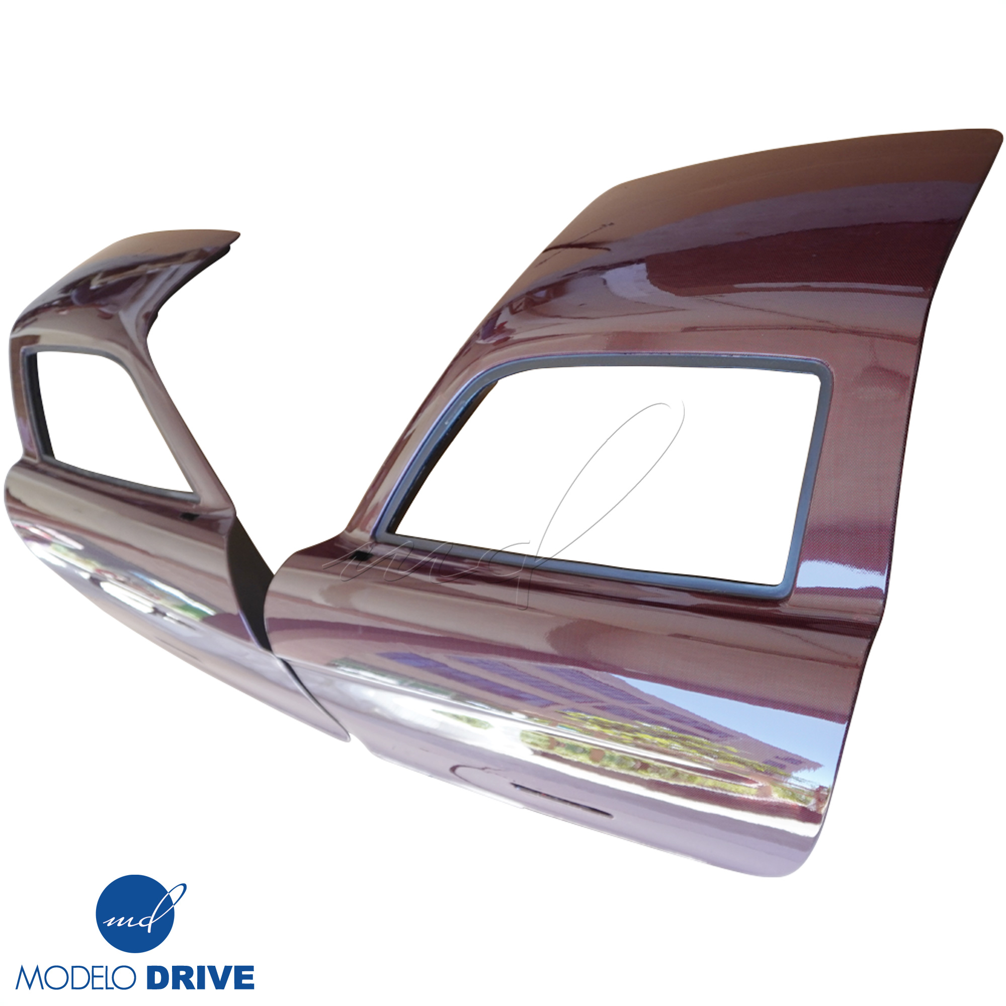 ModeloDrive Carbon Fiber BLK-GT Wide Body Doors > Mercedes-Benz SLS AMG (R197) 2011-2014 - Image 2