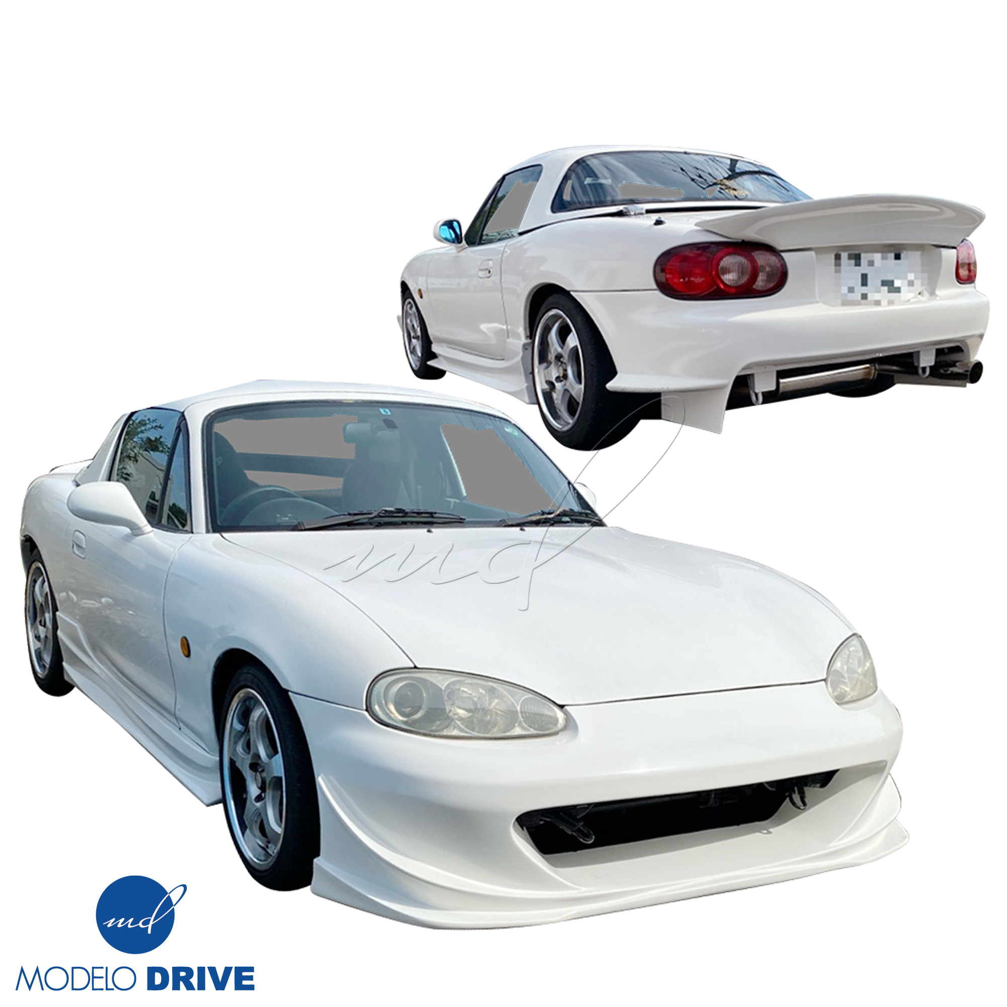 ModeloDrive FRP GVAR Body Kit 7pc > Mazda Miata NB2 2001-2005 - Image 9