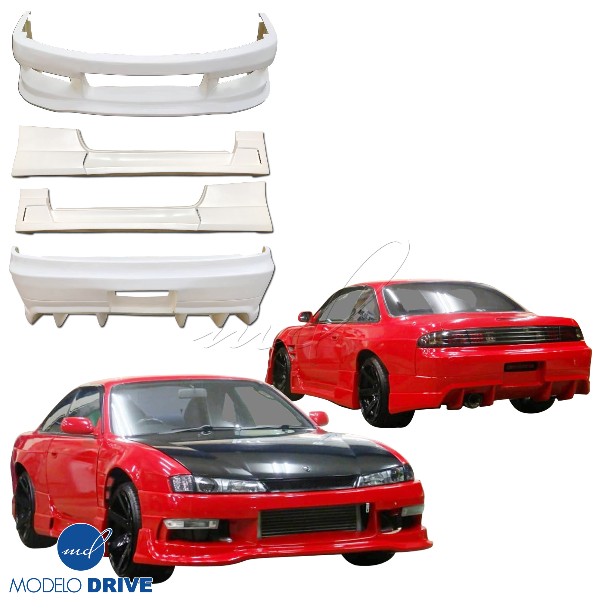 ModeloDrive FRP ORI RACE Body Kit > Nissan 240SX S14 1997-1998 - Image 1
