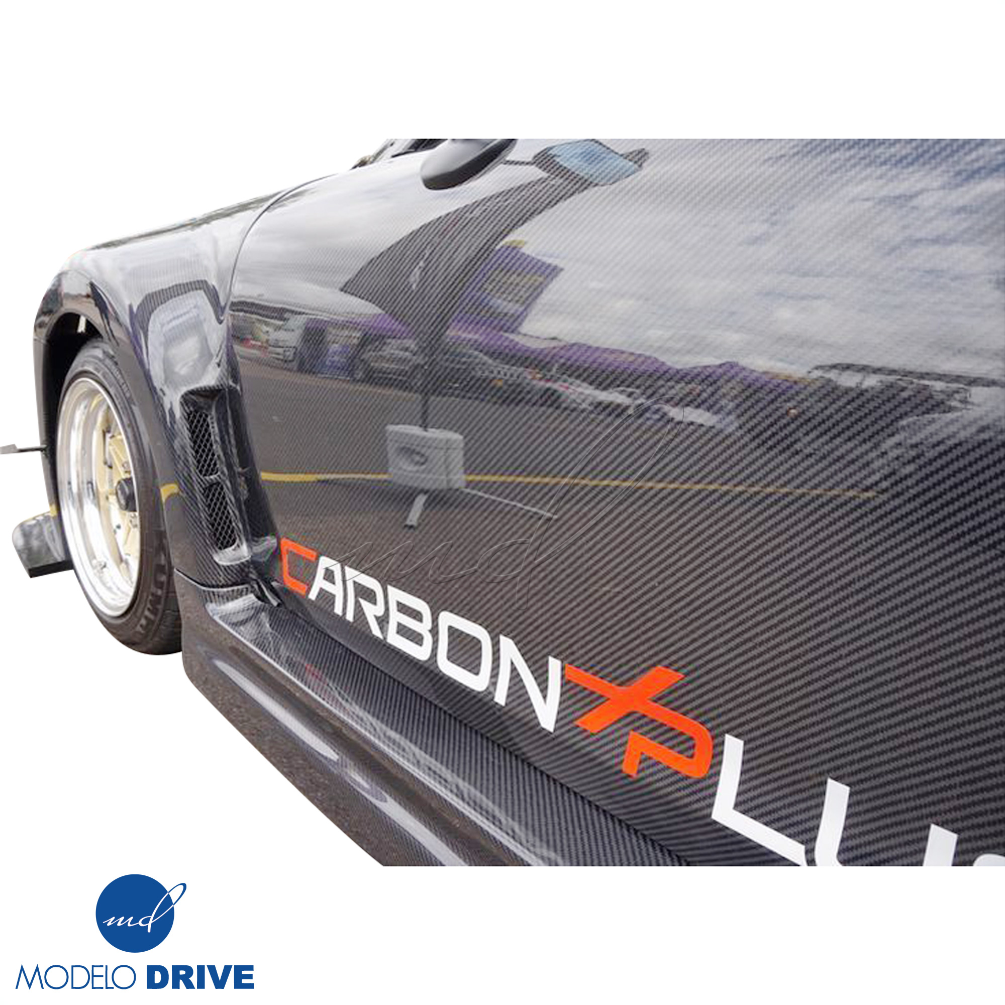 ModeloDrive Carbon Fiber APBR Wide Body Fenders (front) > Toyota MRS MR2 Spyder 2000-2005 - Image 9