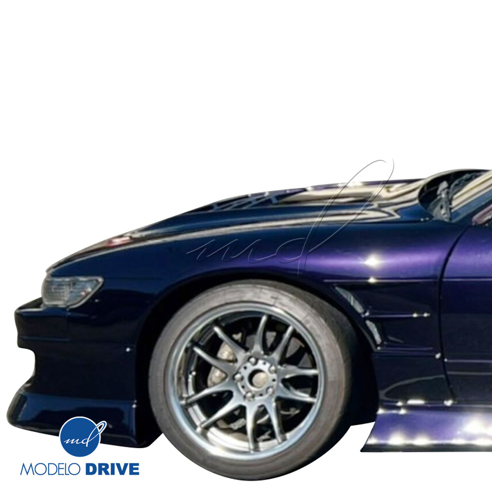 ModeloDrive FRP DMA Wide Body 30mm Fenders (front) > Nissan Silvia S13 1989-1994 > 2/3dr - Image 4
