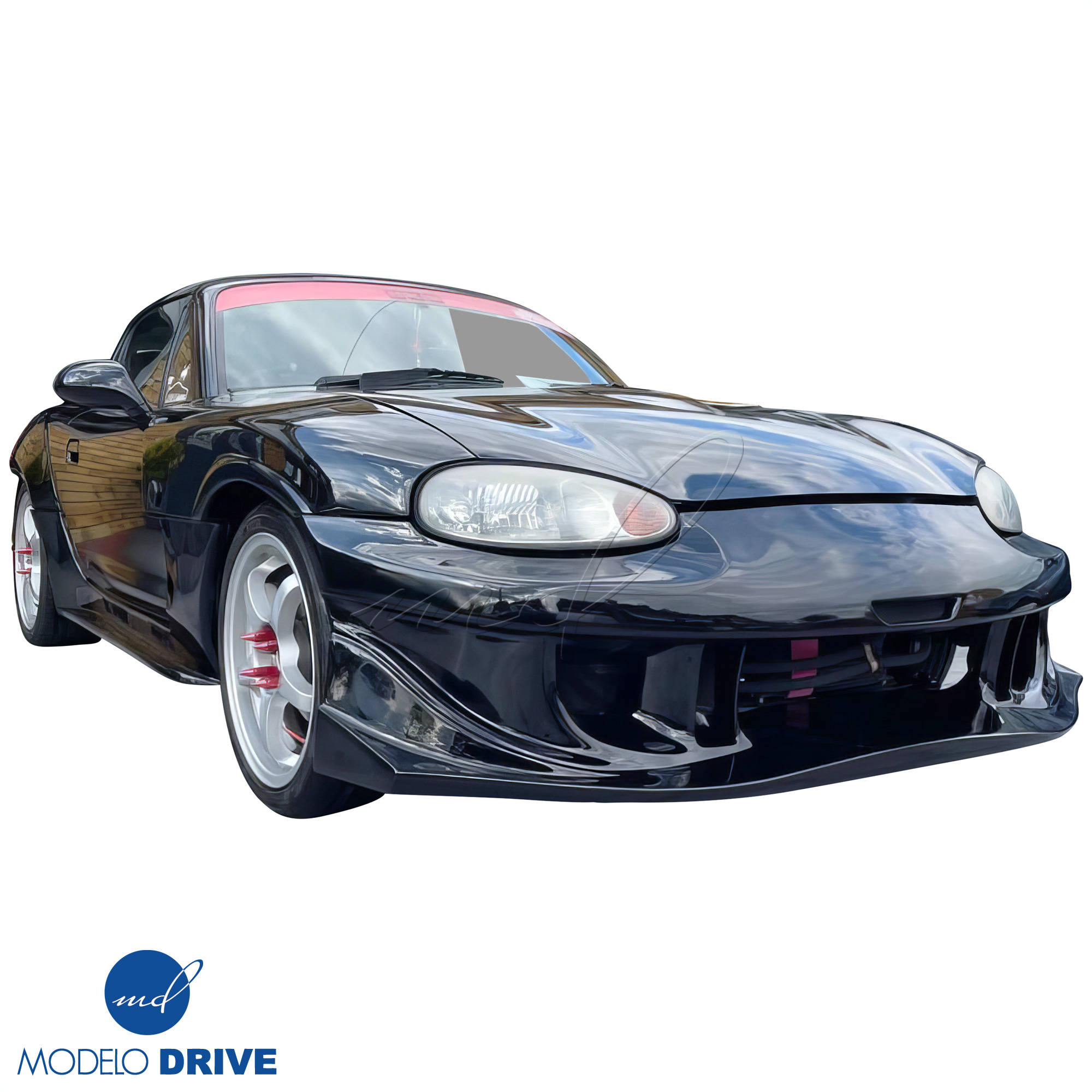 ModeloDrive FRP RAME Wide Body Front Bumper > Mazda Miata (NB) 1998-2005 - Image 3