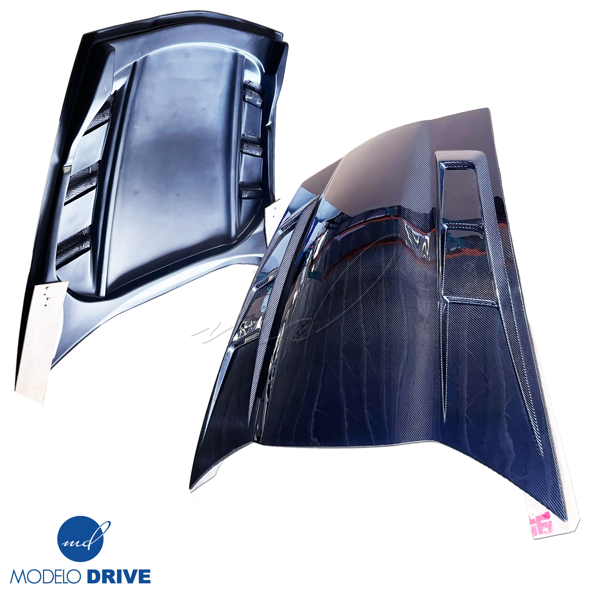 ModeloDrive Carbon Fiber JIN Hood > Chevrolet Corvette C6 2005-2013 - Image 2
