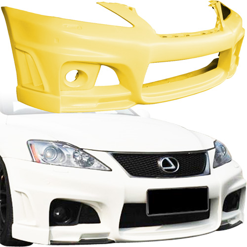ModeloDrive FRP WAL BISO Front Bumper > Lexus IS F 2012-2013 - Image 5