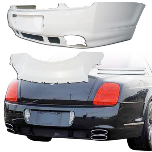 ModeloDrive FRP MANS Rear Bumper > Bentley Flying Spur 2006-2012 > Sedan - Image 17