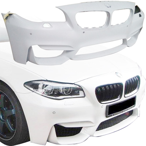 ModeloDrive FRP Type-M4 Style Front Bumper > BMW 5-Series F10 2011-2016 > 4dr - Image 1