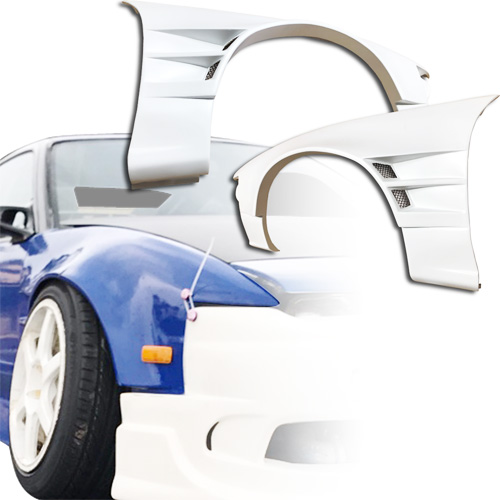 ModeloDrive FRP ORI t4 75mm Wide Body Fenders (front) > Nissan 240SX 1989-1994 > 2/3dr - Image 33