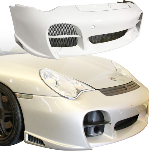 ModeloDrive FRP TART GT Front Bumper > Porsche 911 (996) 2002-2004 - Image 1