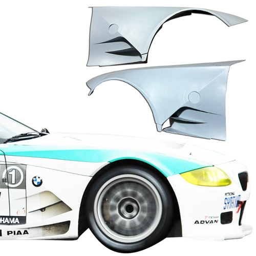 ModeloDrive FRP GTR Wide Body Fenders (front) > BMW Z4 E86 2003-2008 > 3dr Coupe - Image 17