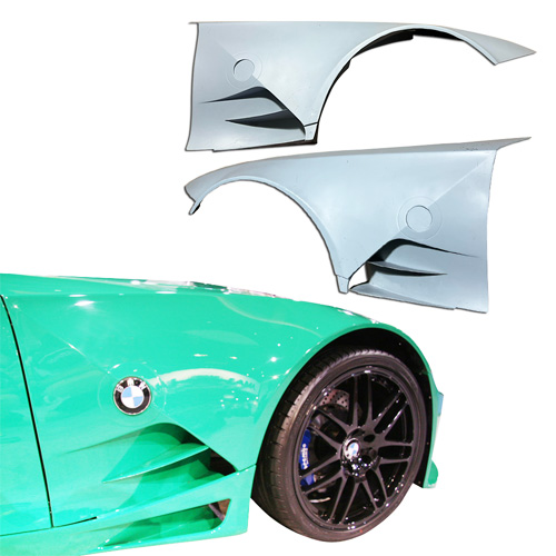 ModeloDrive FRP GTR Wide Body Fenders (front) > BMW Z4 E86 2003-2008 > 3dr Coupe - Image 22 ModeloDrive FRP GTR Wide Body Fenders (front) > BMW Z4 E86 2003-2008 > 3dr Coupe - Image 22