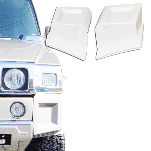 ModeloDrive FRP BNW Front Bumper Spat Add-ons > Hummer H2 2003-2009 - Image 1