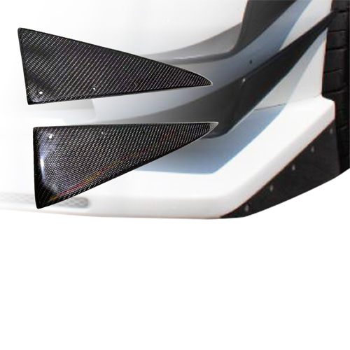 ModeloDrive Carbon Fiber VOLT Triangle Bumper Trim > Mitsubishi Evolution 8 9 2003-2006 - Image 11 ModeloDrive Carbon Fiber VOLT Triangle Bumper Trim > Mitsubishi Evolution 8 9 2003-2006 - Image 11
