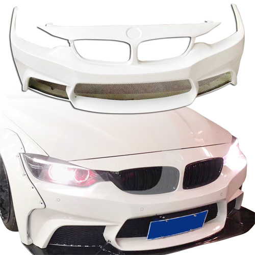 ModeloDrive FRP LBPE Front Lip > BMW 4-Series F32 2014-2020 - Image 11