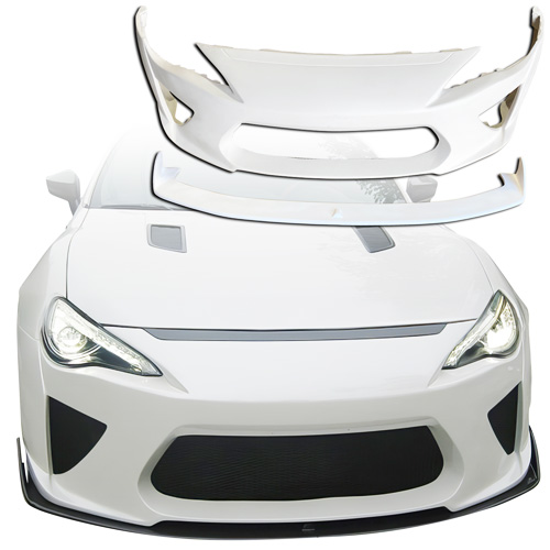 ModeloDrive FRP DMD Front Bumper w Lip Combo > Toyota 86 2017-2020 - Image 1