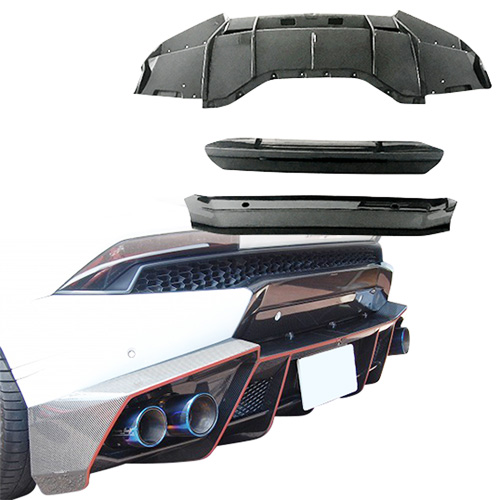 ModeloDrive Carbon Fiber MASO Rear Diffuser > Lamborghini Huracan 2014-2019 - Image 6