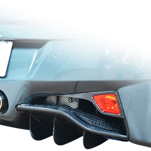 ModeloDrive Carbon Fiber OER Rear Fog Light Surround Garnishes > Ferrari 458 2015-2020 - Image 7