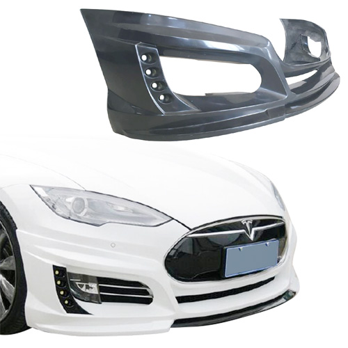 ModeloDrive FRP KKR Front Lip Valance > Tesla Model S 2012-2015 - Image 10