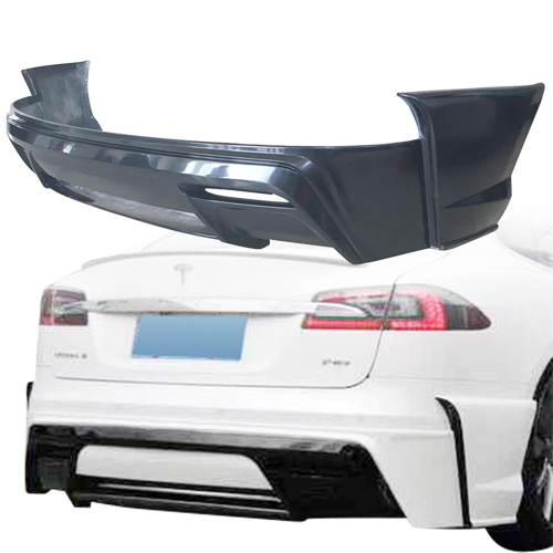 ModeloDrive FRP KKR Rear Lip Valance > Tesla Model S 2012-2015 - Image 1