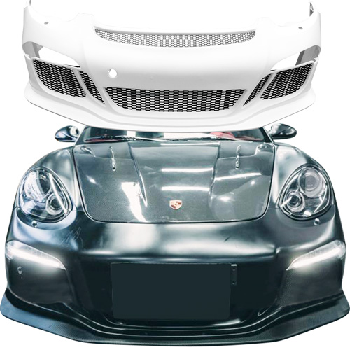 ModeloDrive FRP GT3-Z Front Bumper > Porsche Boxster (987) 2009-2012 - Image 4