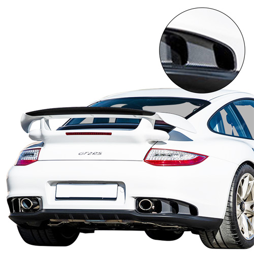 ModeloDrive Partial Carbon Fiber GT2 RS Turbo Wide Rear Bumper > Porsche 911 (997) 2010-2012 - Image 1
