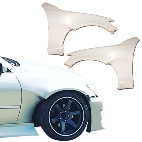 ModeloDrive FRP MSV Wide Body 30mm Fenders (front) 2pc > Lexus IS300 2000-2005> 4dr - Image 16