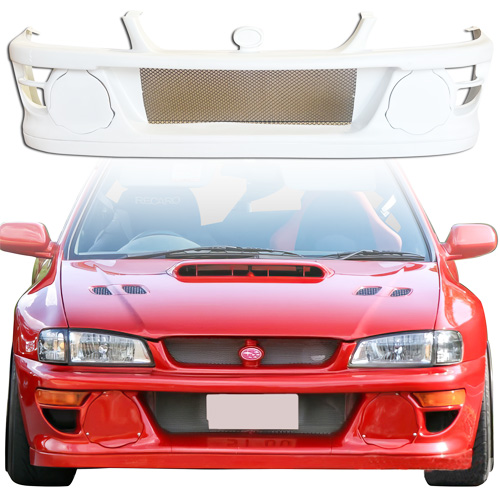 ModeloDrive FRP LS WRC 98 Front Bumper w Caps 3pc > Subaru Impreza (GC8) 1993-2001 > 2/4dr - Image 21