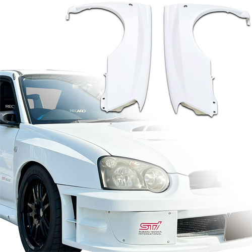 ModeloDrive FRP LS WRC Wide Body Fenders (front) > Subaru Impreza WRX 2004-2005 > 2/4/5dr - Image 7