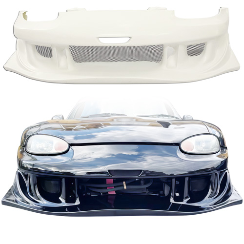 ModeloDrive FRP RAME Wide Body Front Bumper > Mazda Miata (NB) 1998-2005 - Image 1