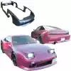 VSaero FRP VERT RIG Wide Body Kit 8pc > Nissan 240SX 1989-1994 > 3dr - Image 4