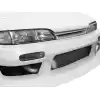 VSaero FRP URA Front Bumper > Nissan 240SX S14 1995-1996 - Image 3