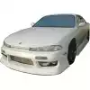 VSaero FRP URA Front Bumper > Nissan 240SX S14 1995-1996 - Image 6